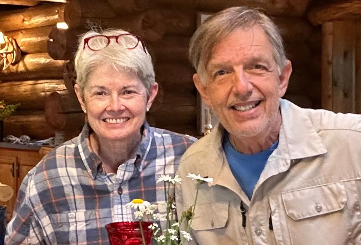 Lynette Marshall and Jeffery Ford (center) remain incredibly grateful for their family and friends as well as the care provided by those at UI Health Care.