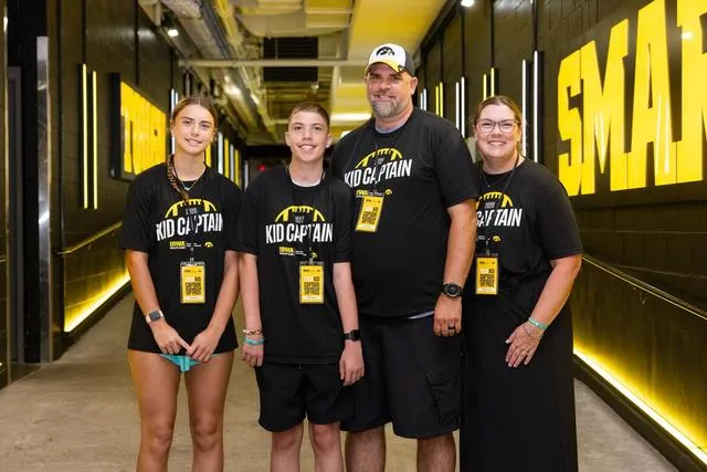 Kids Day at Kinnick Stadium on Saturday, Aug. 15, 2026.