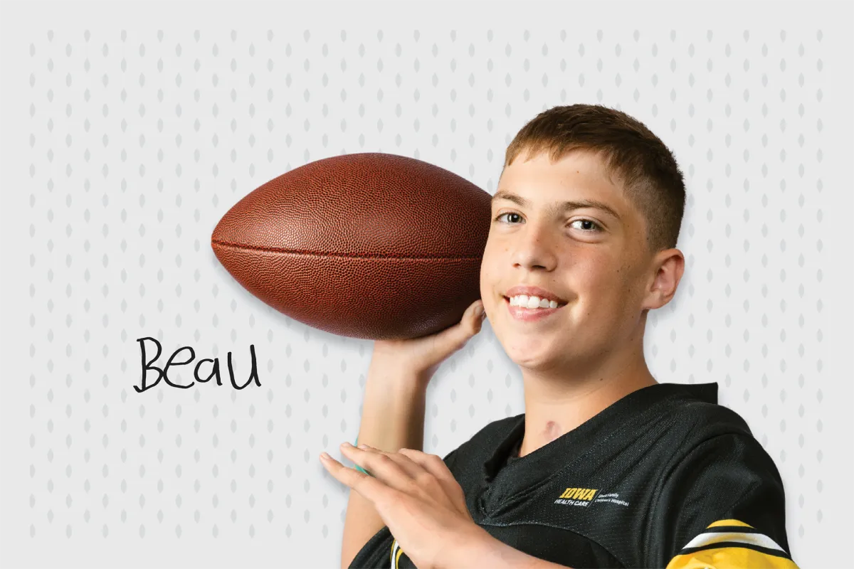 Kid Captain Beau Harvey