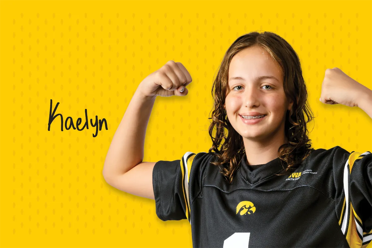 Kid Captain Kaelyn O'Brien
