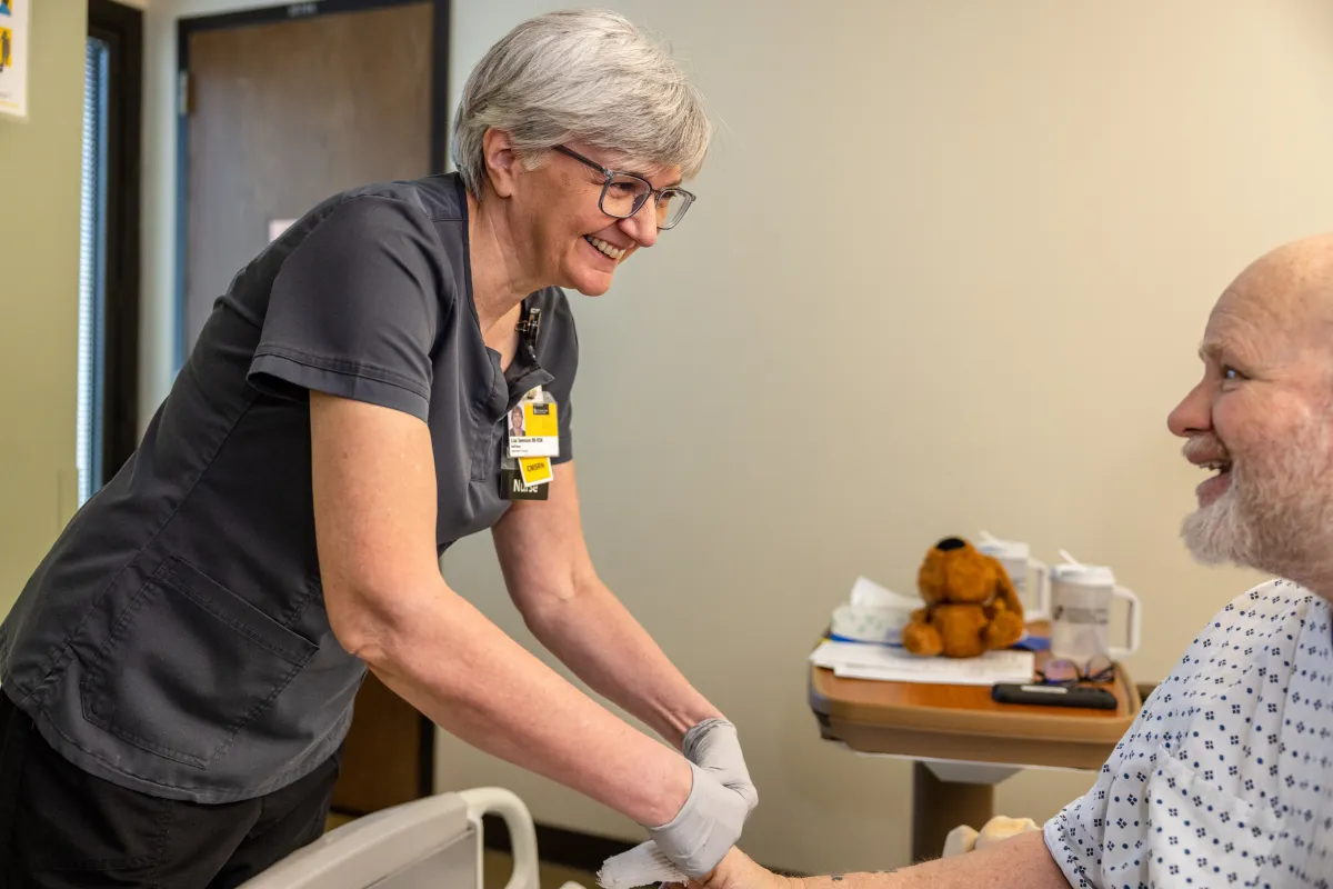 Lisa Swenson with patient on 3RC on Friday, March 24, 2023. Patient consents on file.
