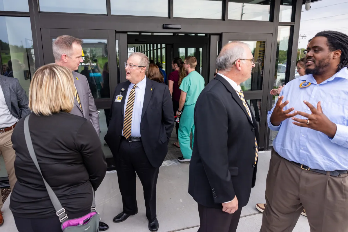 Rbbon cutting and opening event at the UI Health Care Tiffin, North Kimberlite Street Family Medicine clinic on Tuesday, Sept. 29, 2026.