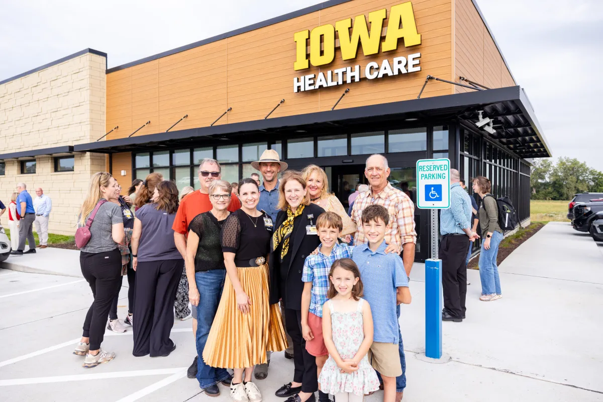 Rbbon cutting and opening event at the UI Health Care Tiffin, North Kimberlite Street Family Medicine clinic on Tuesday, Sept. 29, 2026.