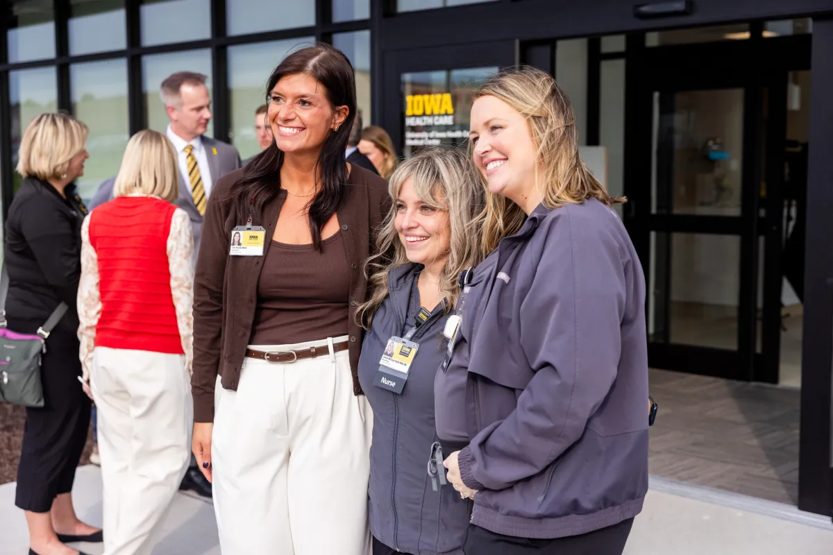 Rbbon cutting and opening event at the UI Health Care Tiffin, North Kimberlite Street Family Medicine clinic on Tuesday, Sept. 29, 2026.