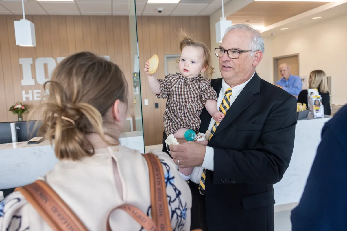 Rbbon cutting and opening event at the UI Health Care Tiffin, North Kimberlite Street Family Medicine clinic on Tuesday, Sept. 29, 2026.
