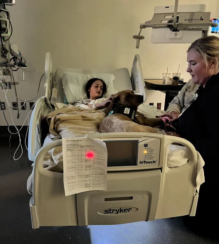 Kid Captain Kaelyn O’Brien at Stead Family Children's Hospital