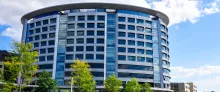 Exterior photo of the University of Iowa Stead Family Children's Hospital