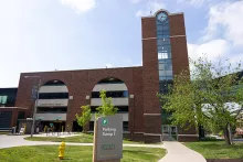 Exterior view of Parking Ramp 3 at UI Hospitals & Clinics