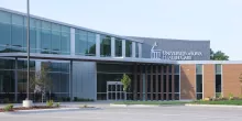UI Health Care clinic exterior building photo of our Iowa City location off North Dodge Street