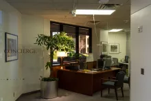 Concierge Office Entrance at UI Hospitals & Clinics