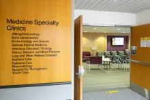 Medicine Specialty Clinic Main Entrance at UI Hospitals & Clinics