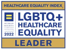 HEI Healthcare Equity Leader 2022 Badge