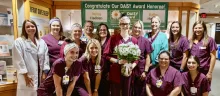 Labor and Delivery unit celebrate Baily Hadden's DAISY Award recognition