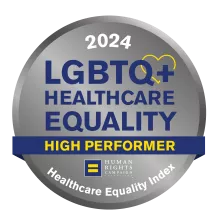 LGBTQ+ Healthcare Equality High Performer Designation
