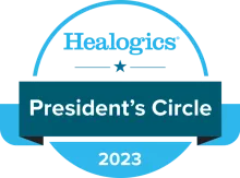 Healogics President's Circle 2023 Awards Badge