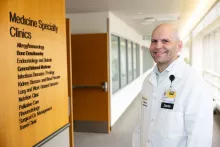 Dan McCabe, MD, has opened Iowa’s first and only Medical Toxicology Clinic, which will be housed in the Medical Specialty Clinics on the UI Health Care university medical campus in Iowa City. Photographed on Monday, July 1, 2024.