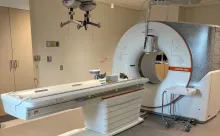 A photon-counting CT (computed tomography) unit at the North Liberty campus.