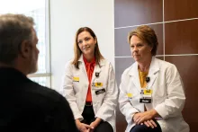Lung cancer consultation photo