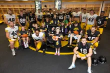 Kids Day at Kinnick Stadium on Saturday, Aug. 9, 2025.