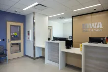 Urbandale 86th Street location interior, UI Health Care