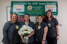 Stephanie Hotz, BSN, RN, earns a daisy award