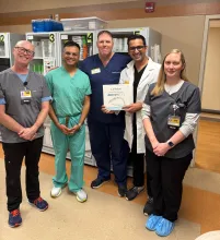 UI Health Care Gastroenterology team after performing first ARCHIMEDES case in the United States.