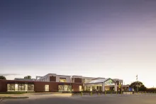 Cass Health - Mission Cancer + Blood Atlantic, 10th Street, exterior.