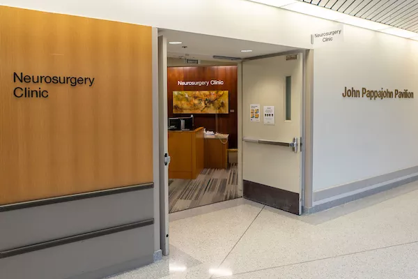 Neurosurgery Clinic entrance at UI Hospitals & Clinics