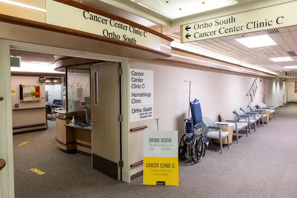Interior image of Ortho South Clinic at UI Hospitals & Clinics