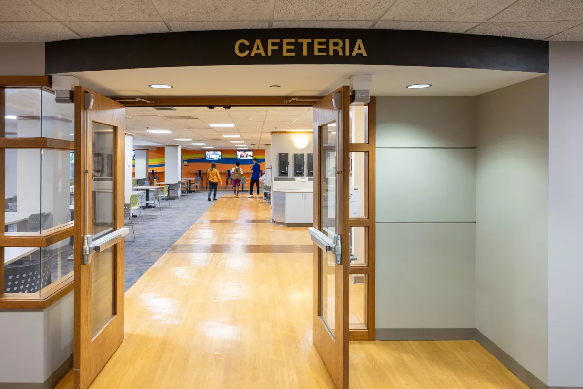 Cafeteria entrance