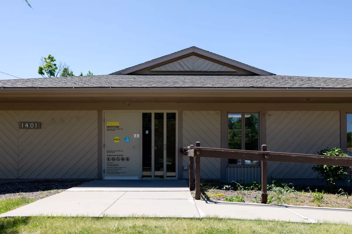 Exterior image of the West Liberty Crees Street location