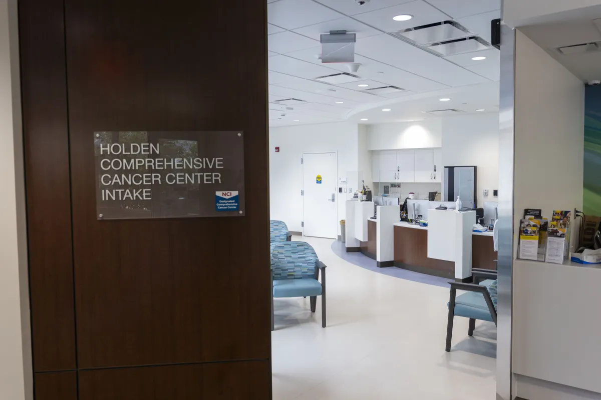 Entry space for the Cancer Center's Intake center