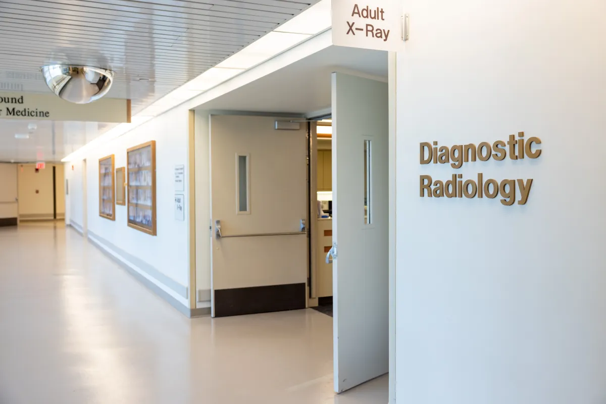 Diagnostic Radiology entrance, Medical Center University
