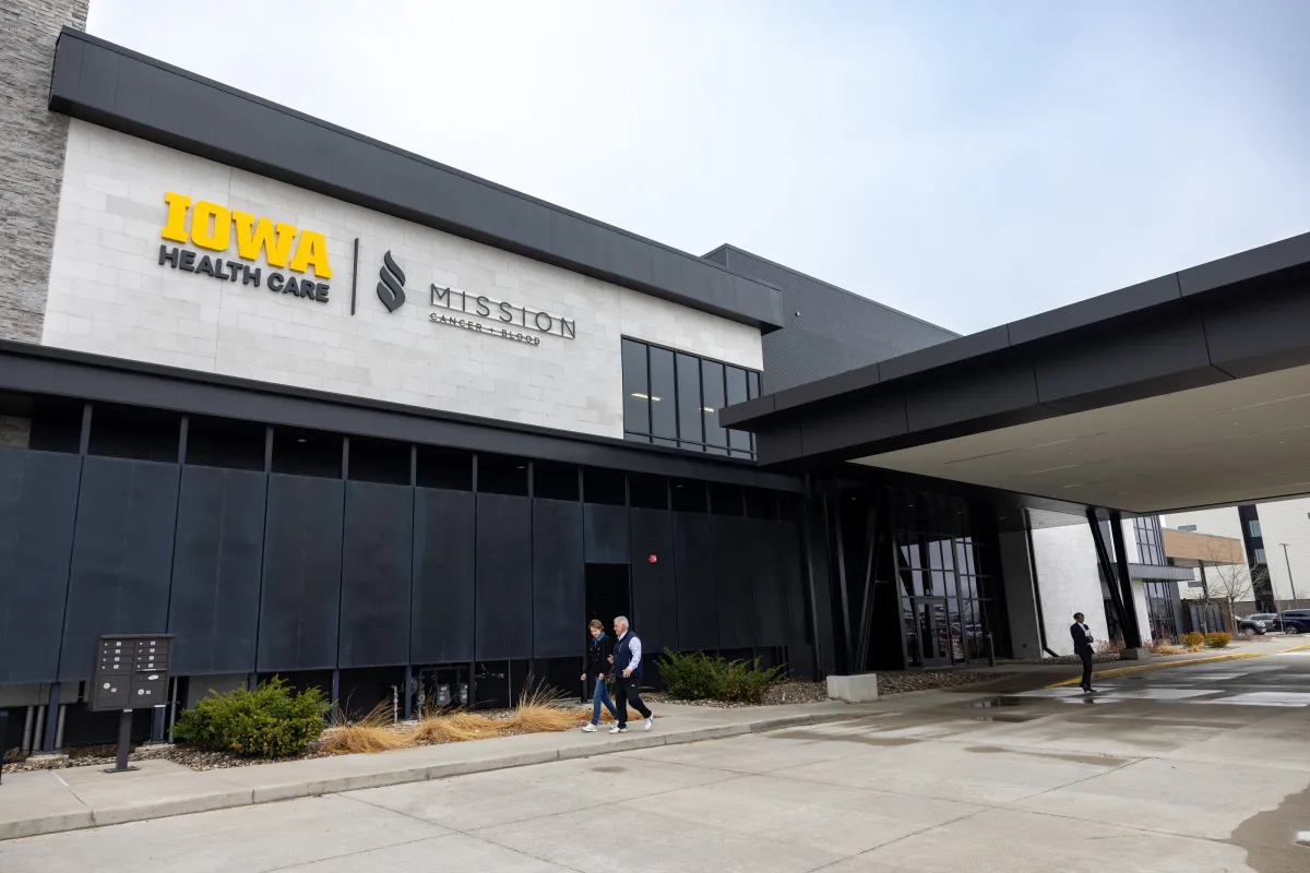 Mission Cancer + Blood - Waukee, part of UI Health Care, exterior.