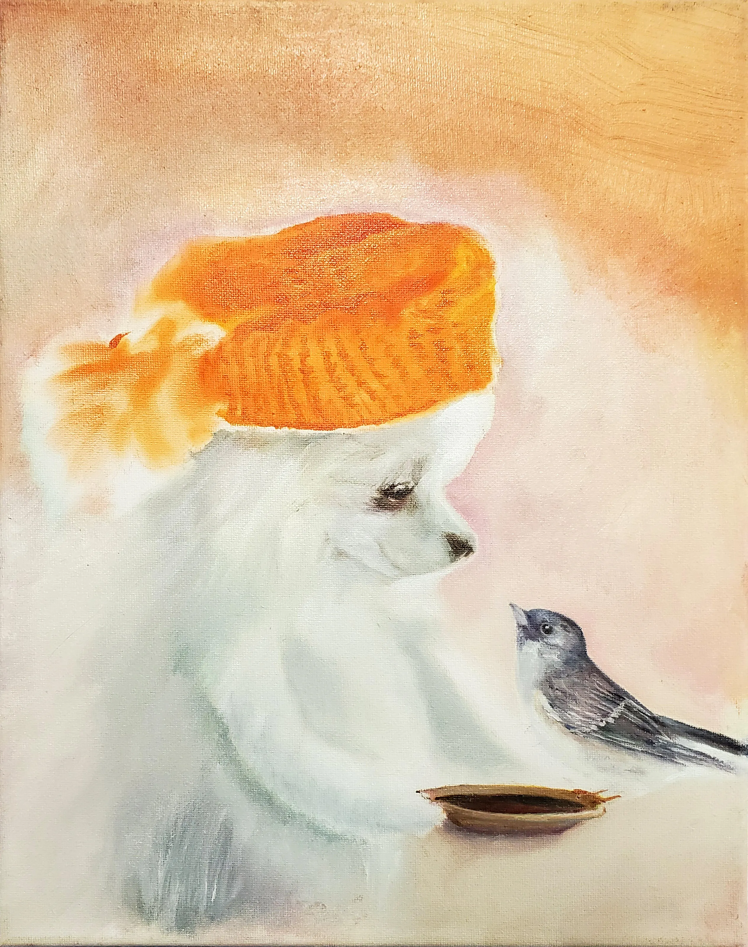 Ellen Haman artwork: Because I Care About You, 2025, mixed media on canvas