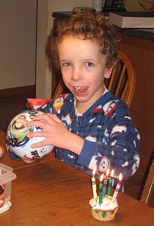 Anthony on his 5th Birthday