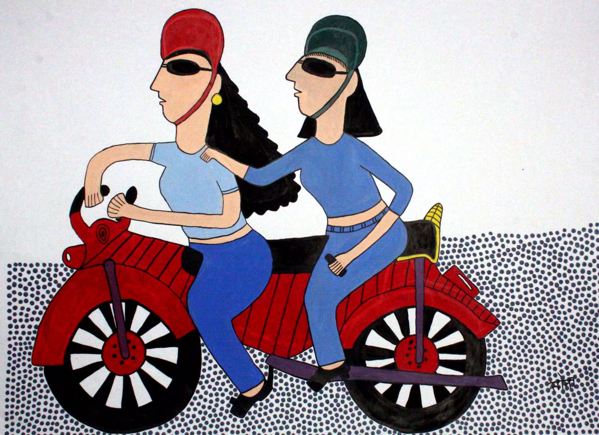 Women on Motorbike