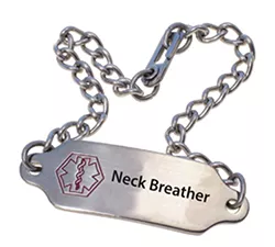 Neck breather tag