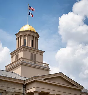 Gold dome of Old Capitol