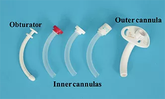 Parts of a trach tube