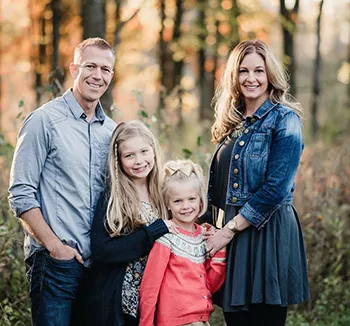 Tanya Van Voorst and her family