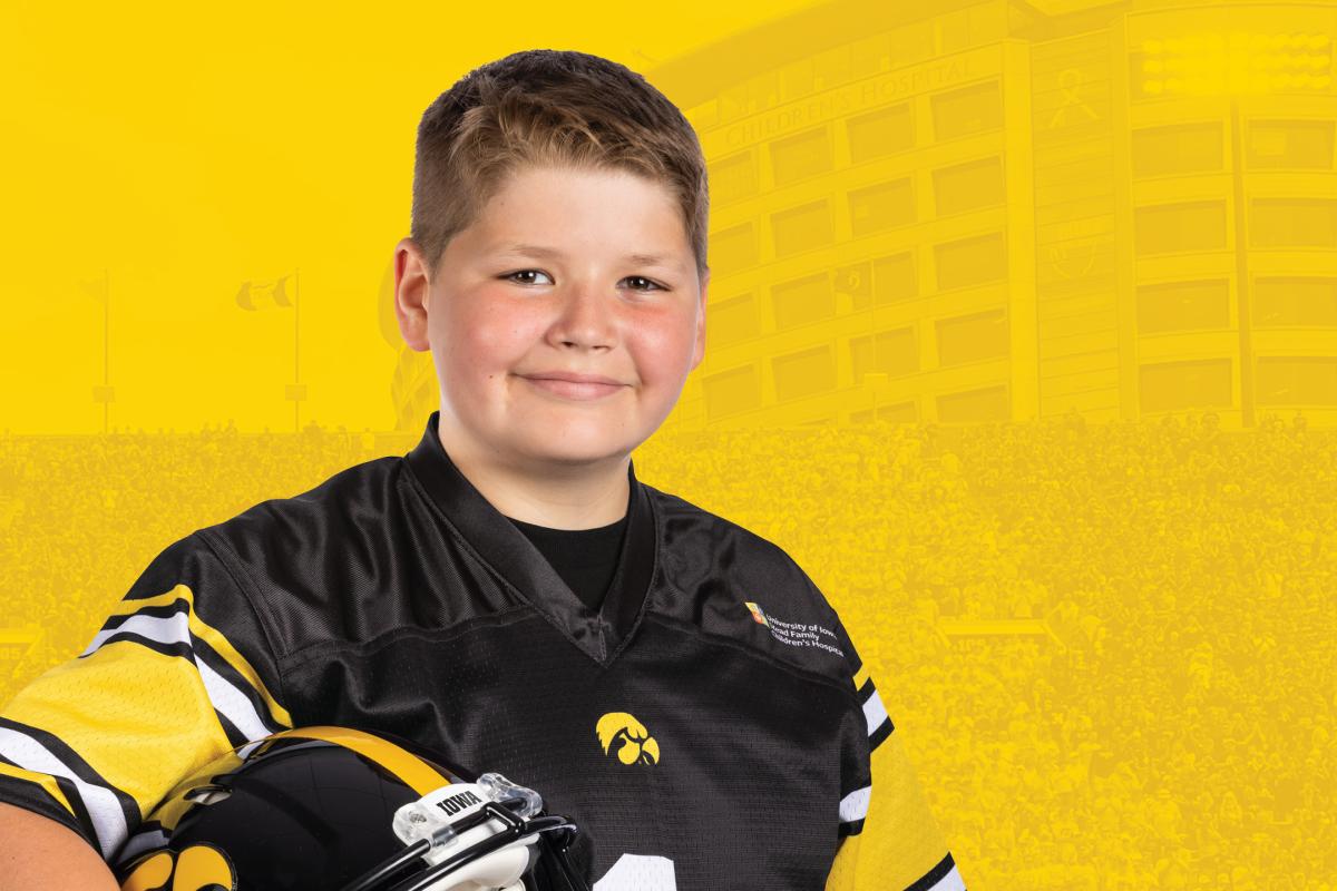 Meet Kid Captain Cormac Faley University of Iowa Health Care Stead